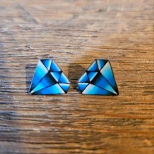 Diamond Print Earrings